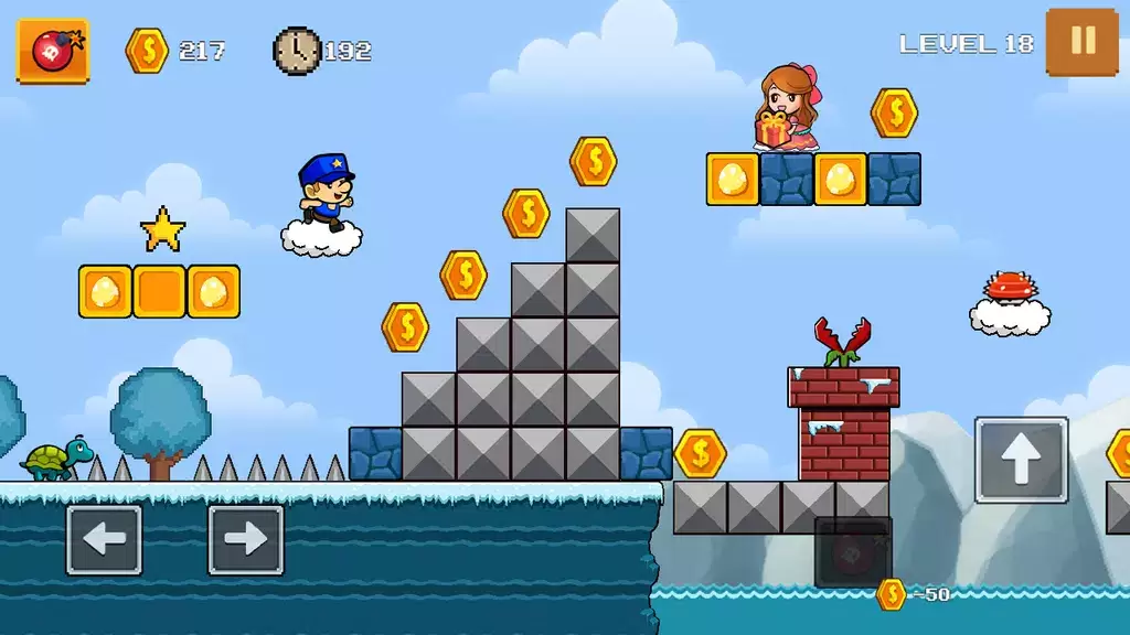 Super Dan’s World - Run Game Captura de tela 3