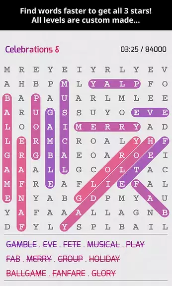 Super Word Search Puzzles應用截圖第1張