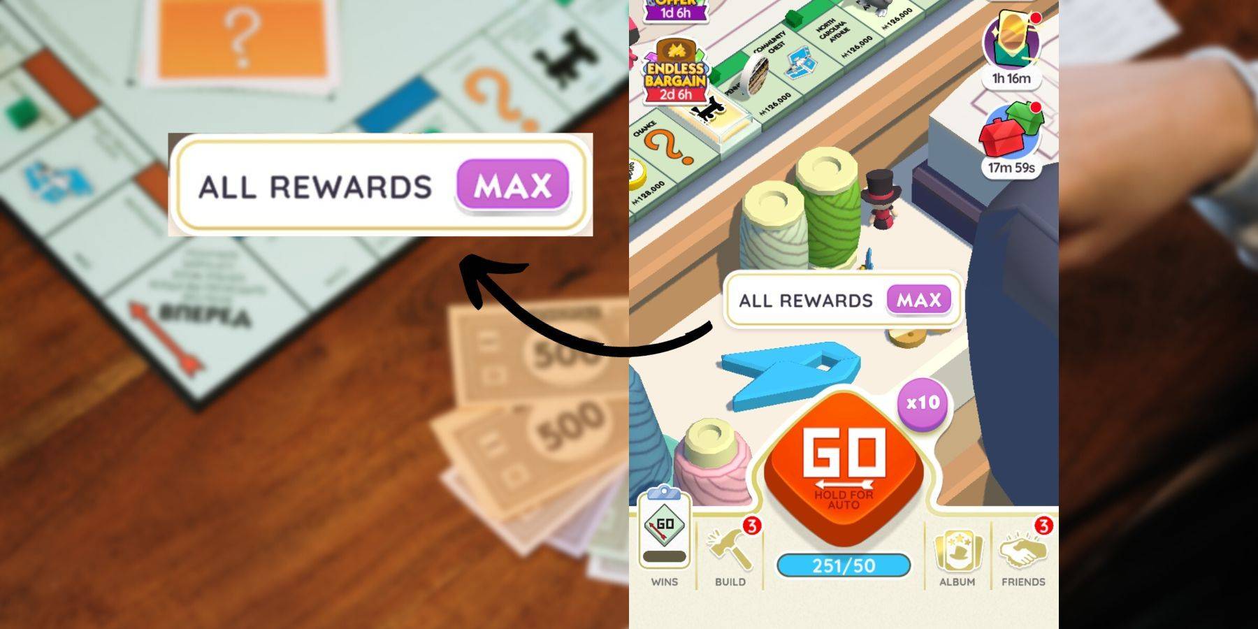 Monopoly Go乗数スクリーンショット