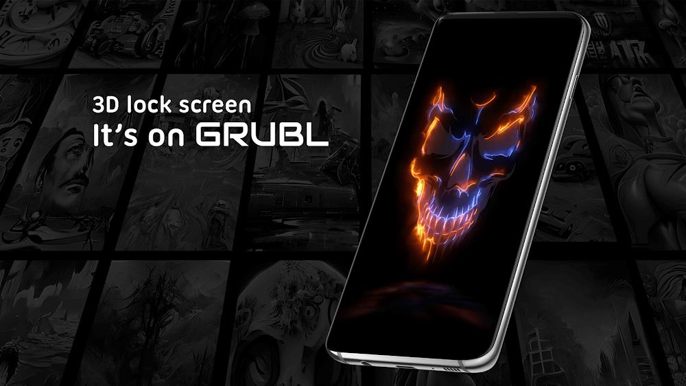 GRUBL™ 4D Live Wallpapers + AI应用截图第4张