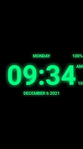 Digital Clock Live Wallpaper-7 Скриншот 4