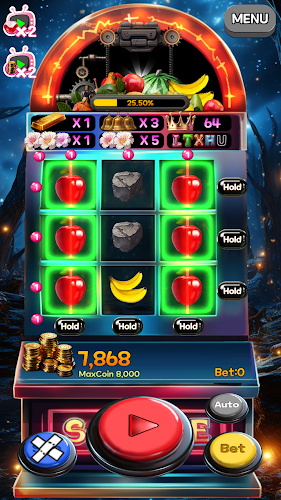 Heart-racey Fruits Golden Slot Captura de pantalla 1