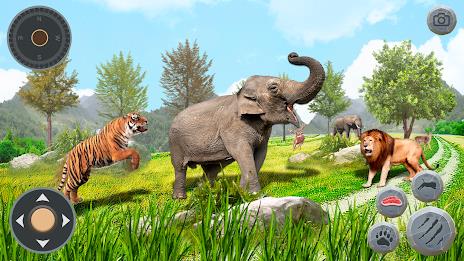 Lion Simulator Wild Animal 3D स्क्रीनशॉट 2