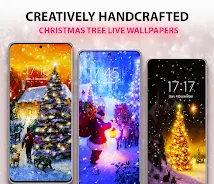 Christmas Tree Live Wallpaper Captura de pantalla 2