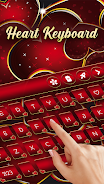 Love - Heart Keyboard Captura de tela 2
