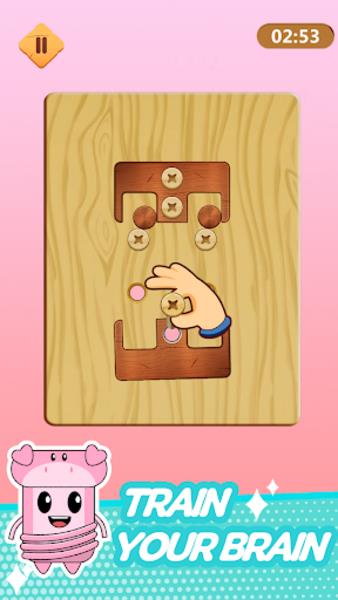 Wood Nuts & Bolts Puzzle スクリーンショット 3