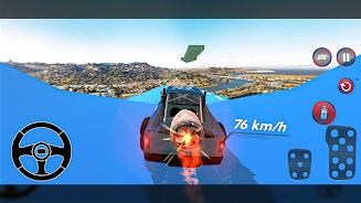 Jet Car Stunt Racing Car Juego Captura de pantalla 1