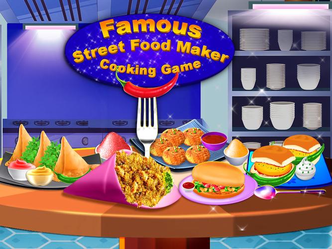 Indian Street Food Cooking Fun 스크린샷 1