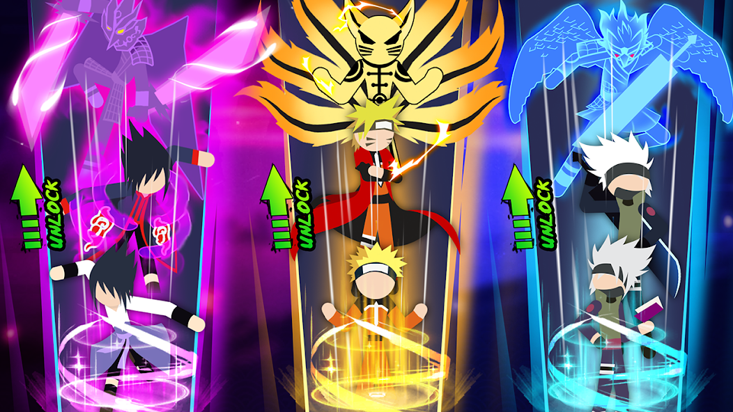 Stickman Ninja Fight 3v3 Mod應用截圖第4張
