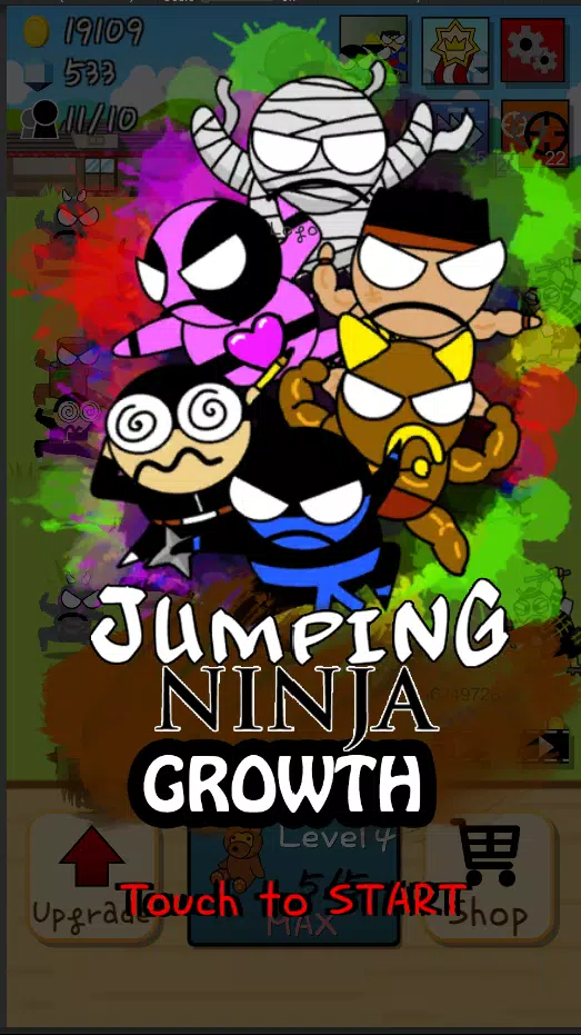 Ninja Growth - Brand new clicker game Mod Capture d'écran 3