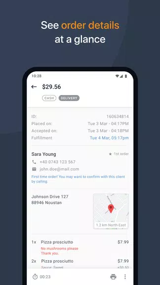 Restaurant Order-Taking App Capture d'écran 2