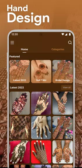 Latest Mehndi Design For Girls स्क्रीनशॉट 4
