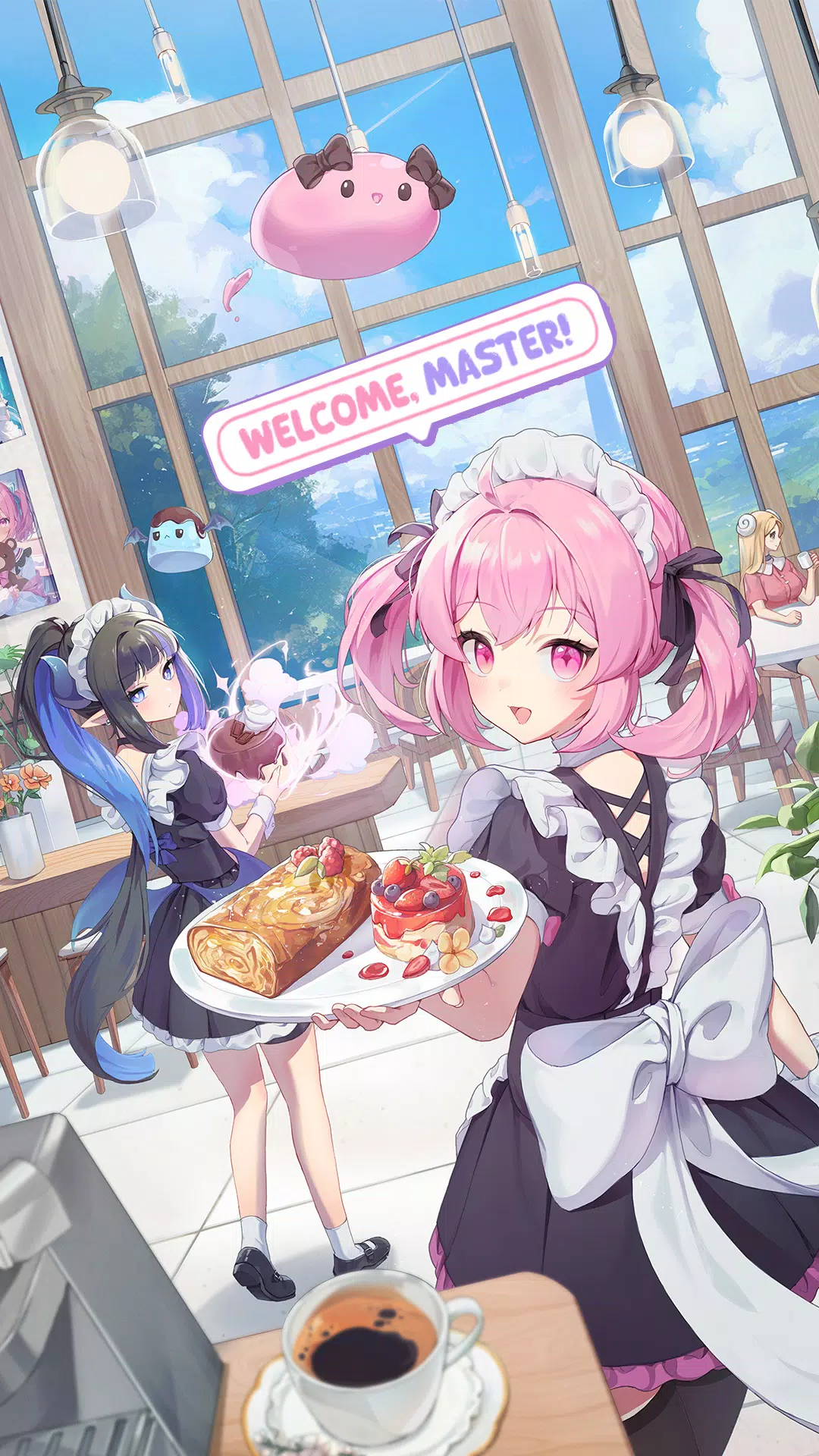 Merge Maid Cafe - Isekai Story 스크린샷 1