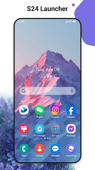 SO S24 Launcher for Galaxy S スクリーンショット 1