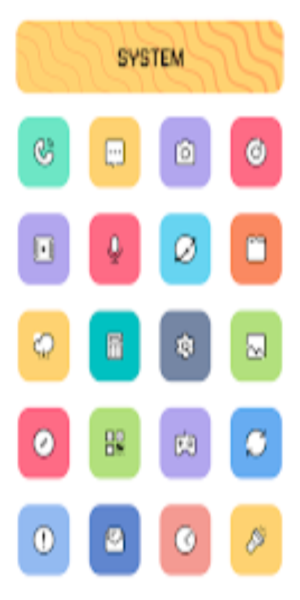 Crayon Adaptive IconPack Captura de tela 1