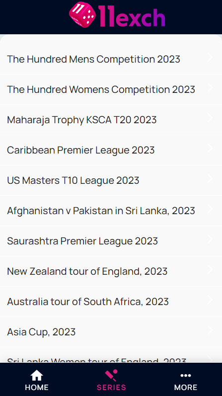 11Exch Scores Line Cricket App 스크린샷 1