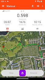 GPS Running Cycling & Fitness Screenshot 2