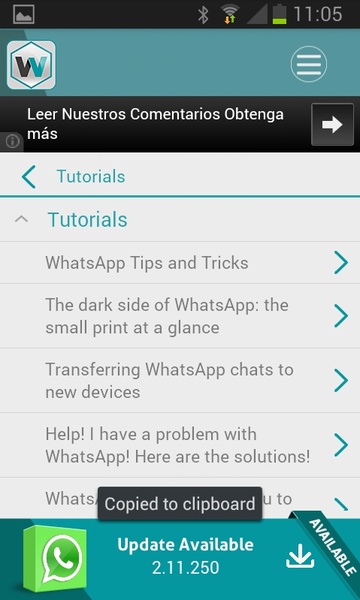 Update WhatsApp Captura de pantalla 2