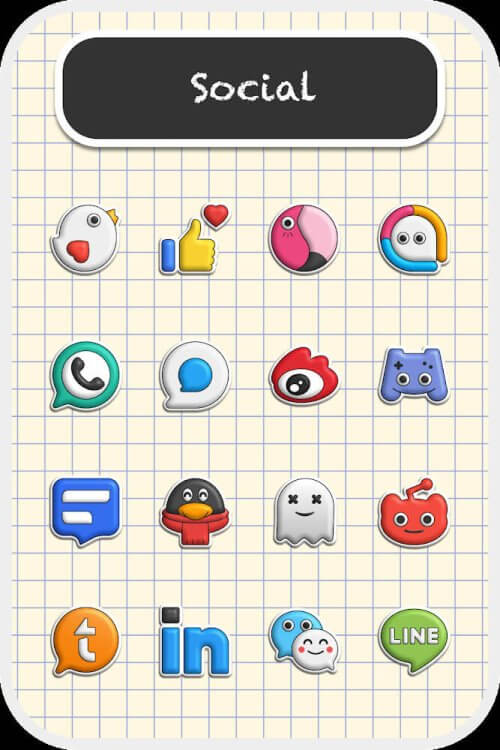 Poppin icon pack Mod Скриншот 3