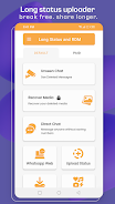 WhatSaga: Long WhatsApp Status Captura de pantalla 1