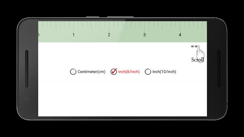 Tape measure: cm, inch Captura de tela 3