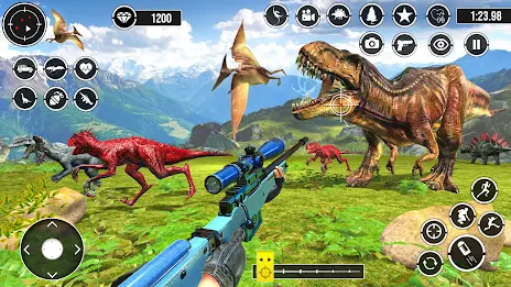 Real Dino Hunting 3D shooting应用截图第4张