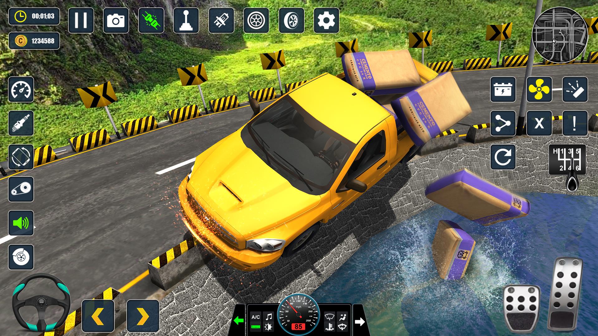 Offroad Pickup Truck Cargo Sim スクリーンショット 4