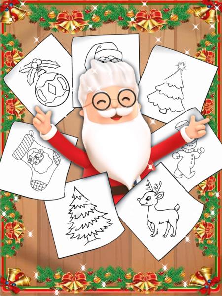 Christmas Coloring Pages Capture d'écran 3