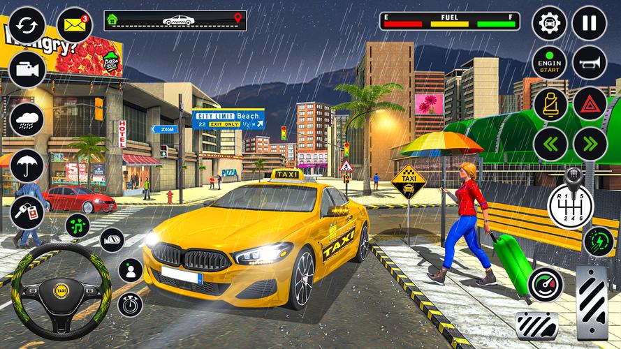US Taxi Car Parking Simulator 스크린샷 1