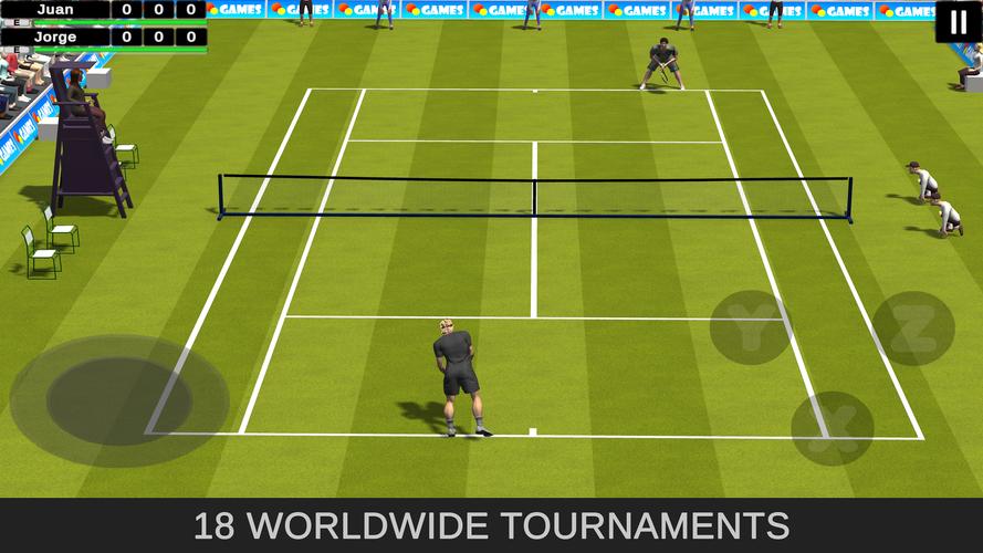 Tennis Slice: World Tour स्क्रीनशॉट 1