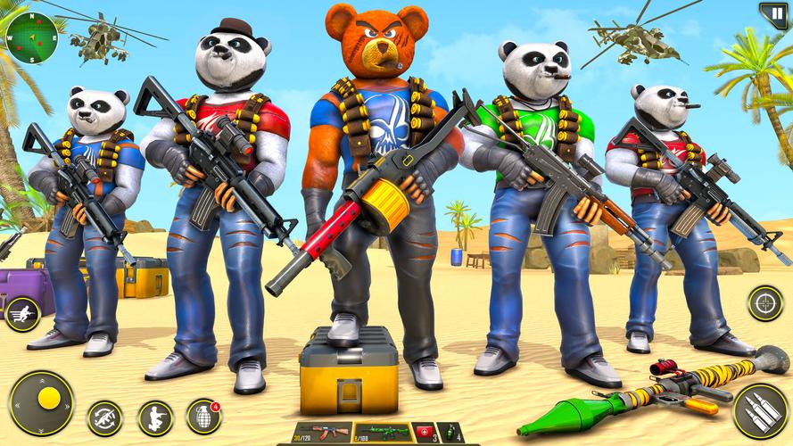 Teddy Bear Gun Shooting Game Captura de pantalla 1