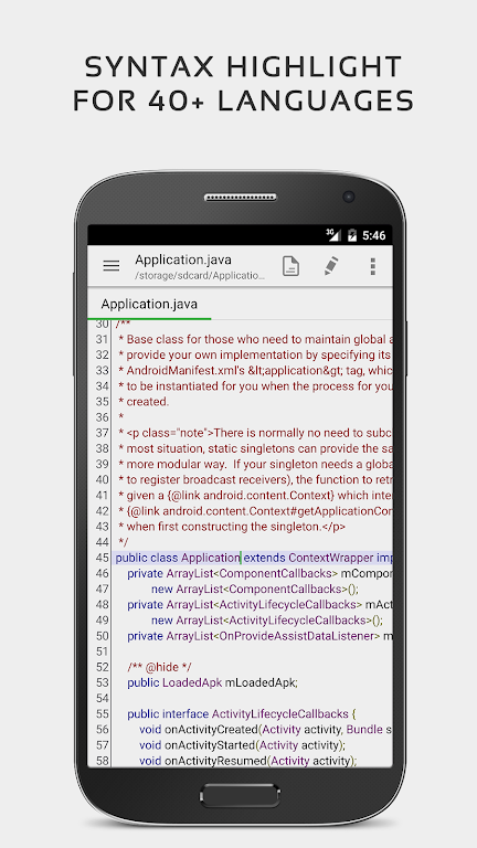 Editor de textos QuickEdit Captura de pantalla 1