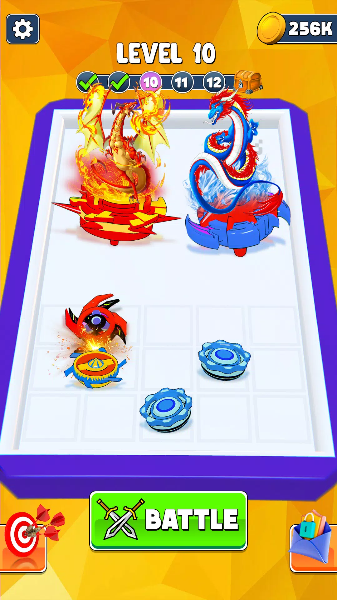 Merge & Battle Spinner Game Screenshot 2