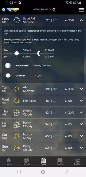 WAFB First Alert Weather Capture d'écran 3