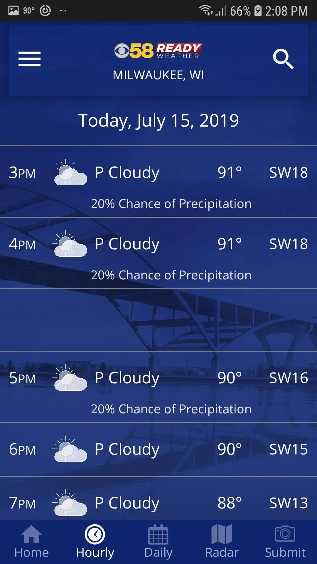 CBS 58 Ready Weather Captura de tela 3