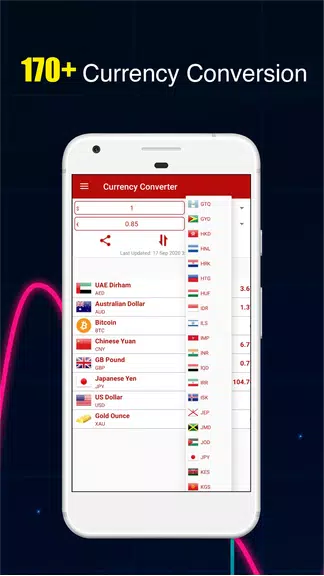 Currency Converter App स्क्रीनशॉट 1