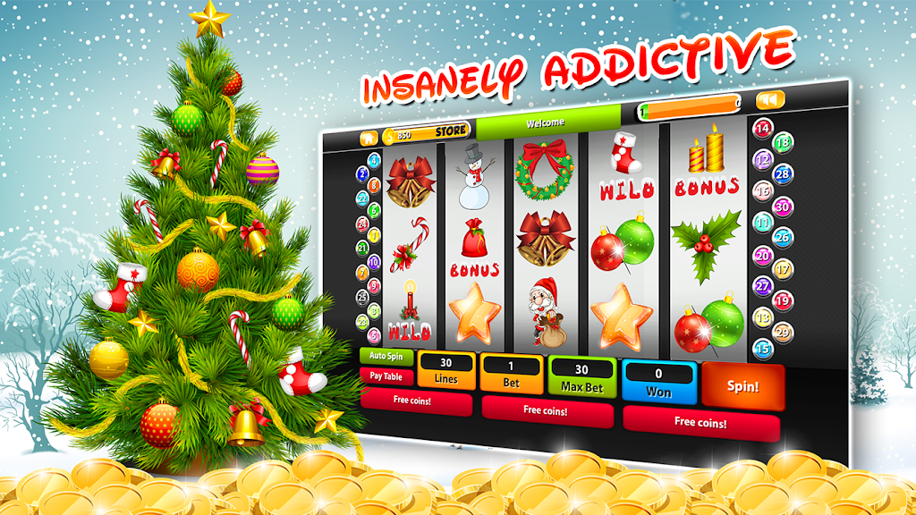 Christmas Slots Casino Capture d'écran 2