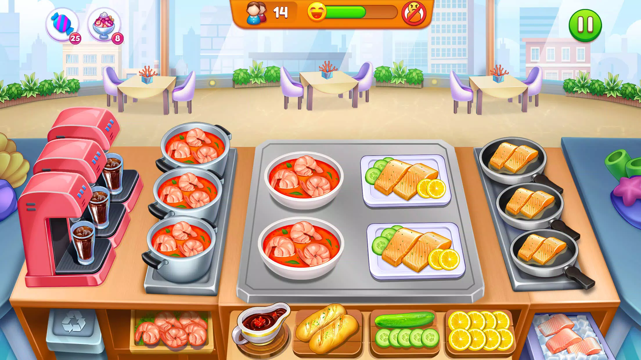 Cooking Restaurant Food Games スクリーンショット 1