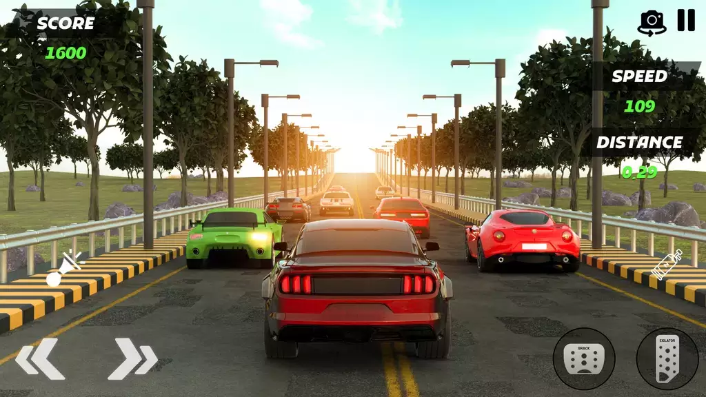 Turbo Traffic Car Racing Game स्क्रीनशॉट 4