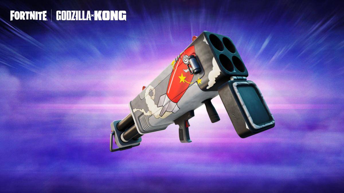 作為關於如何成為和擊敗哥斯拉的文章的一部分，在Fortnite的爆發Quad Launcher。