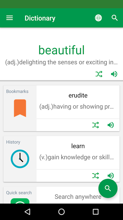 Dictionary and Translator Screenshot 2