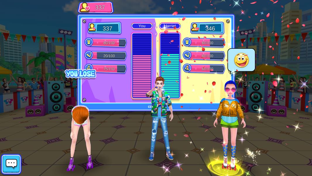 Roller Skating Girls - Dance on Wheels Screenshot 2