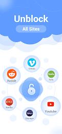 MOON: Anti Blokir VPN Browser Скриншот 3