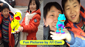 Dinosaur Coloring 3D - AR Cam 스크린샷 2