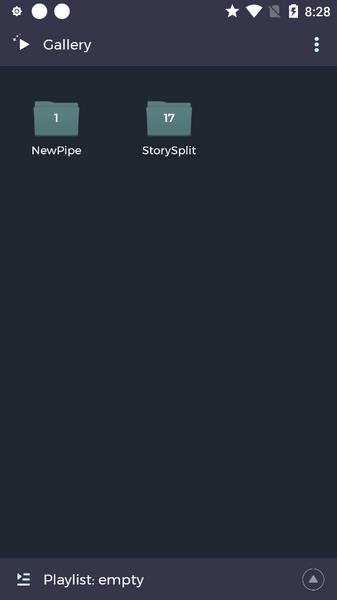 Night Video Player - voice amp Capture d'écran 1