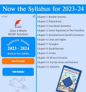 Class 9 Maths Solution 2023-24 스크린샷 1