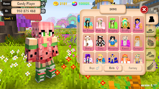 Candy World: Craft Captura de pantalla 1