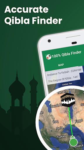 100% Qibla Finder スクリーンショット 3