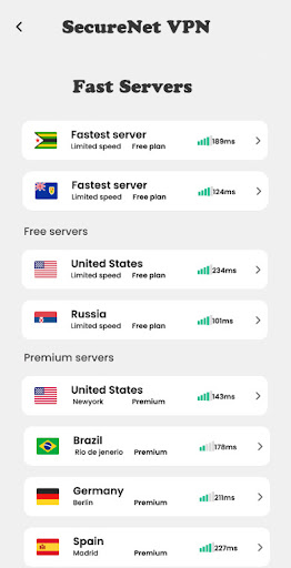 SecureNet VPN: Fast & Secure Скриншот 4