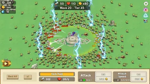 Empire Kingdom Idle Army TD 스크린샷 3